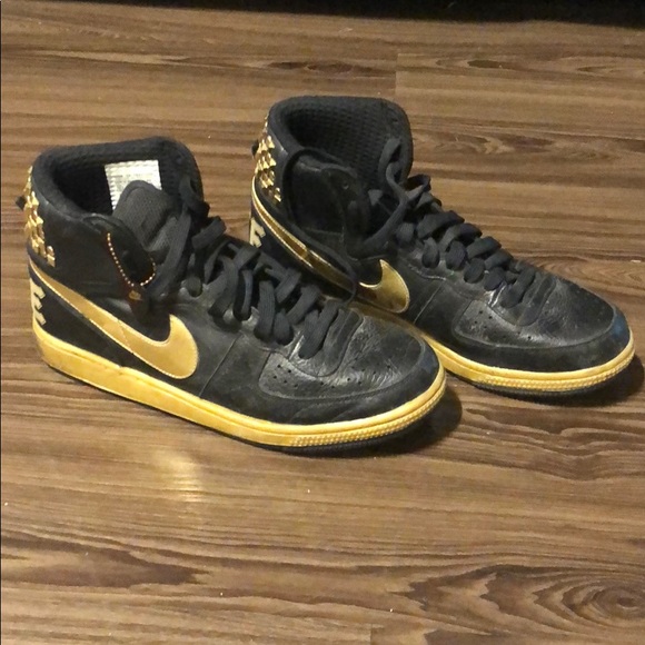 靴 NIKE TERMINATOR SUPREME ROCK ROLL27 2008 NIKE TERMINATOR HIGH SUPREME ROCK 'N' ROLL STUDS BLACK